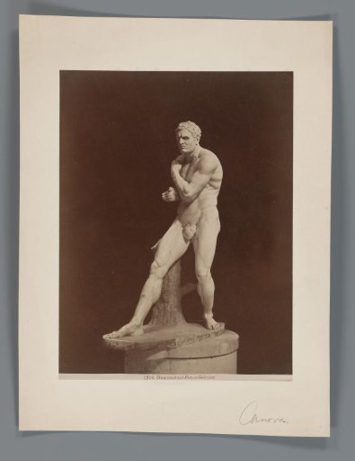Sculpture of Damoxenos by Antonio Canova in the Vatican Museums