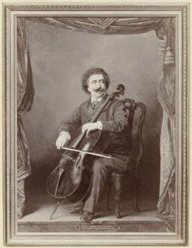 Photoreproduction of a portrait of Joseph Hollman by Count Andrzej Jerzy Mniszech