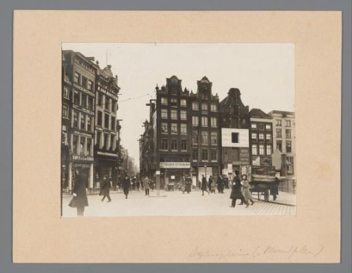 View of the Sophia Square or Munt Square in Amsterdam