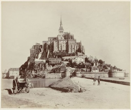 View of Mont Saint-Michel in Normandy