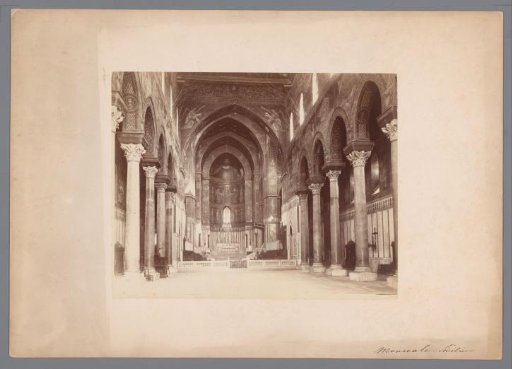 Interior of the Cathedral in Monreale, Sicily
