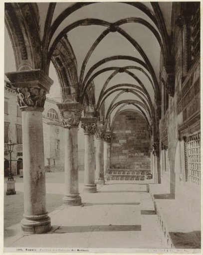 Colonnade of the Rector's Palace at Dubrovnik