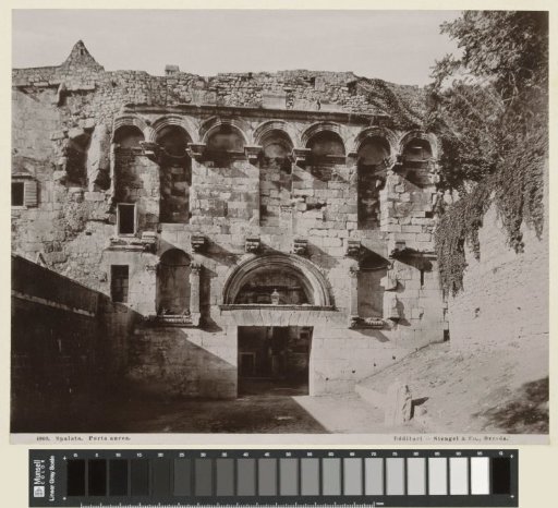 Golden Gate of the Palace of Diocletian in Split