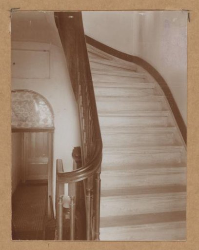 Staircase in the Remains of Farmstead Kruidberg at Velzen