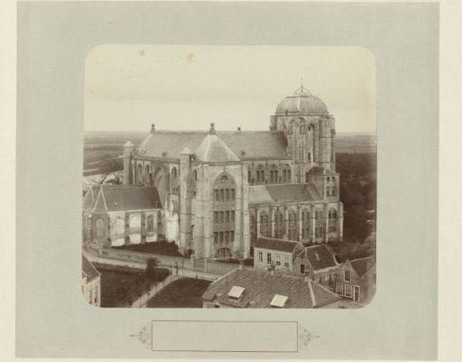 View of the Great or Our Lady's Church in Veere