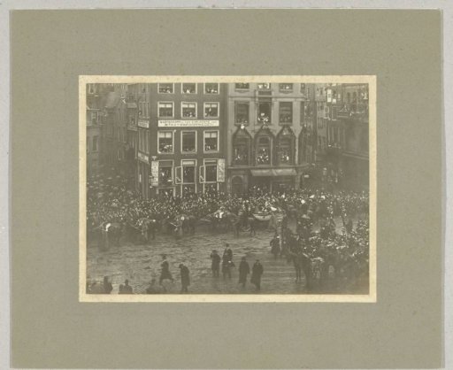 Celebrations on the occasion of the marriage of Queen Wilhelmina and Prince Hendrik