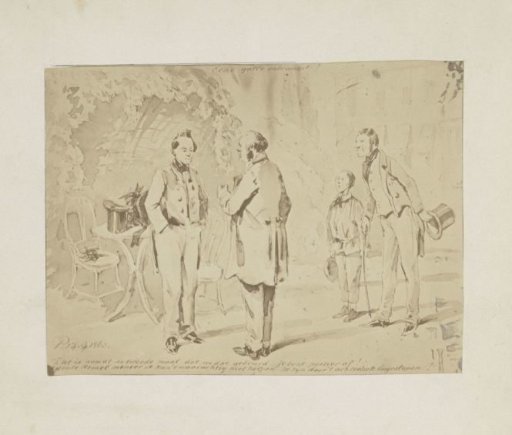 Photographic reproduction of a drawing by Jhr. Pieter van Loon