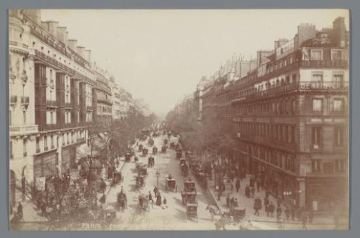 View of the Boulevard Montmartre, Paris