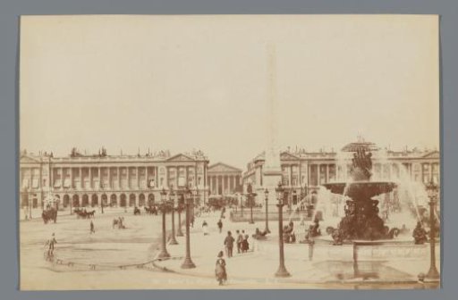 View of the Place de la Concorde, Paris