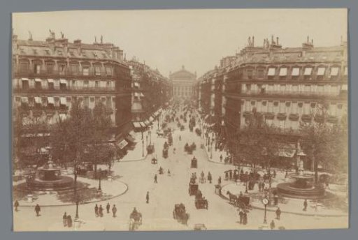 View of the Avenue de l'Opéra, Paris