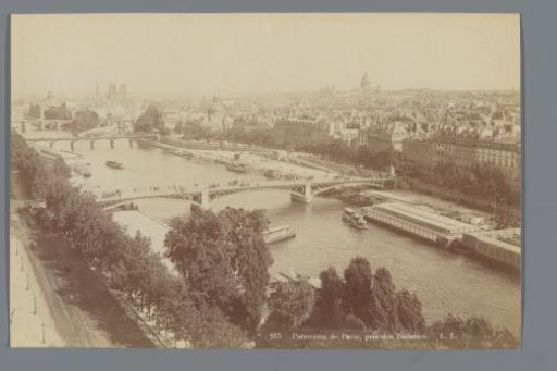 View of Paris and the Seine from the Tuileries