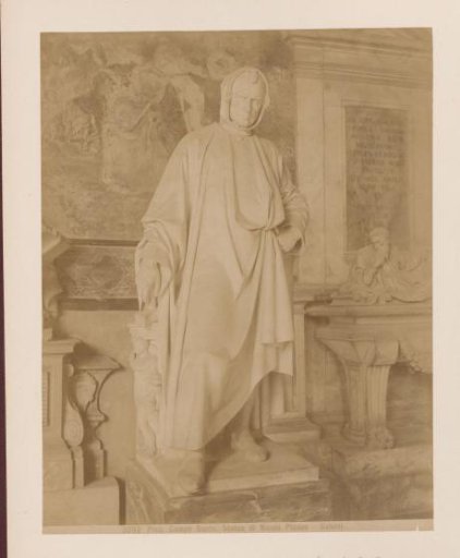 Statue of Nicola Pisano after Salvini in the Campo Santo at Pisa, Italy