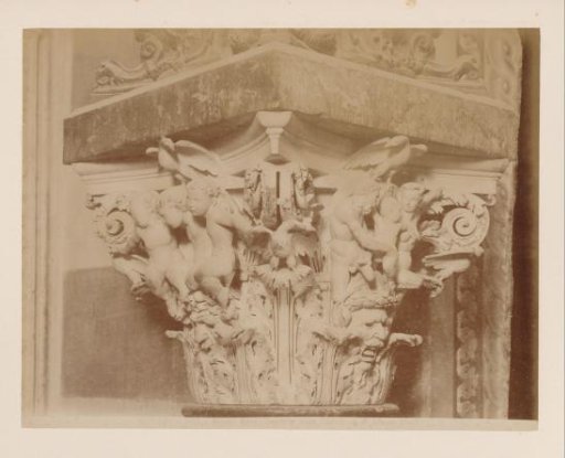 Corinthian capital in the Cathedral at Pisa, Italy