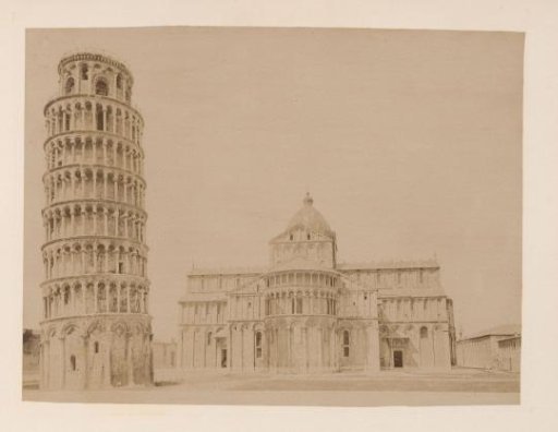 View of the Baptistery, the Cathedral and the Tower of Pisa, Italy