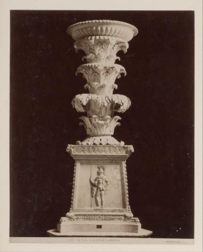 Marble candelabrum, known as the Barberini Candelabrum, Vatican