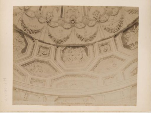 Stucco work on the ceiling of the Villa Madama in Rome