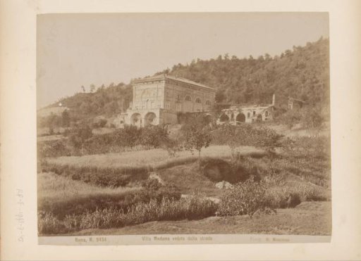 View of the Villa Madama in Rome