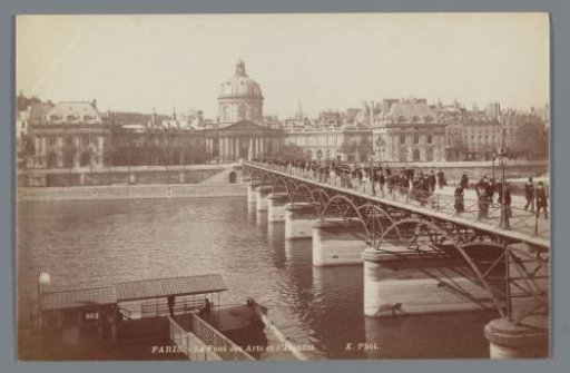 Pont des Arts and the Institut de France, Paris