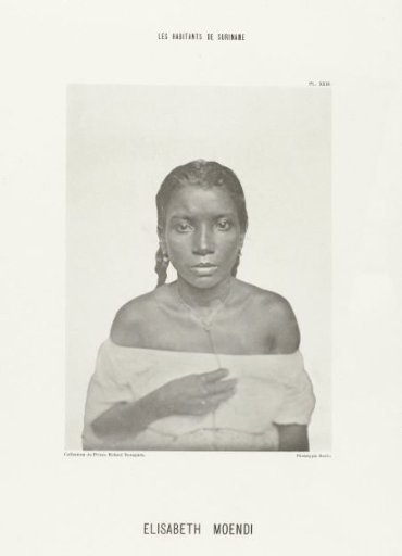 Elisabeth Moendi, Photographed and Exhibited at the International Colonial and Export Trade Exhibition, Amsterdam 1883