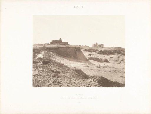 Ruins of the old enclosure of Aswan, Egypt