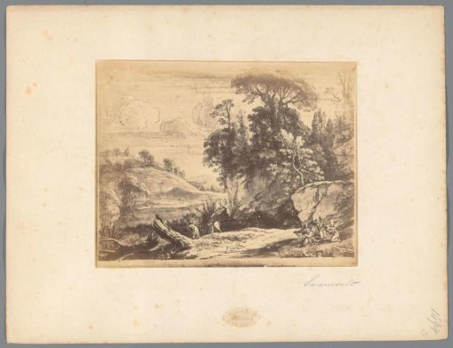 Photographic reproduction of a drawing by Herman van Swanevelt