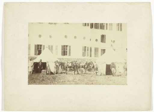 Camp for a Building, Possibly in Egypt