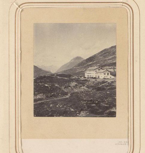House in a mountainous landscape