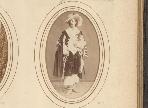 Portrait of a man in costume