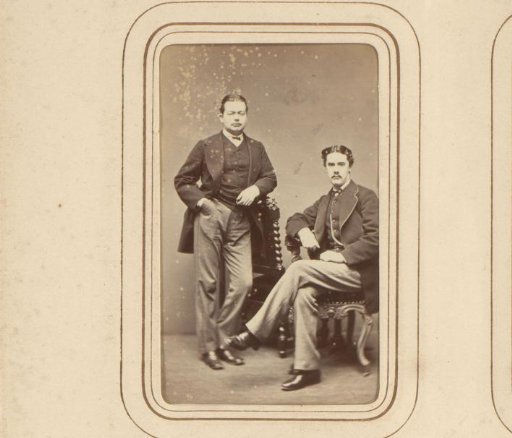 Portrait of two men
