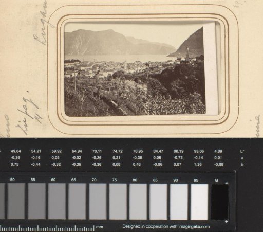 View of Lugano and Lake Lugano