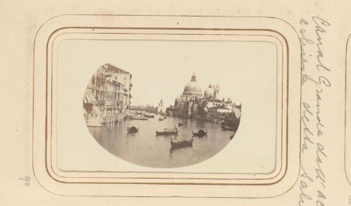 Gondolas in the Grand Canal, Venice
