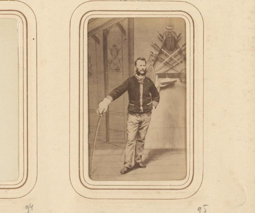 Portrait of a Man in a Shooting Gallery