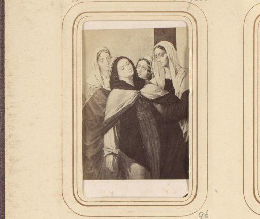 Photographic reproduction of a print with a Biblical scene