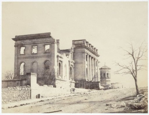 Destroyed building in Sebastopol