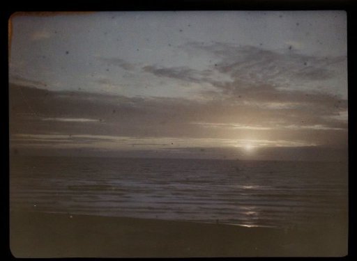Sunset over the Sea