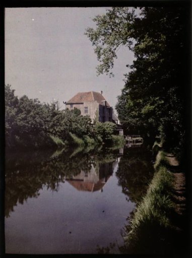 View of a House on a Canal