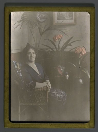 Portrait of Tine in the Bedroom