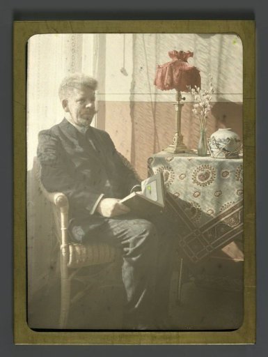 Self-portrait in the Conservatory