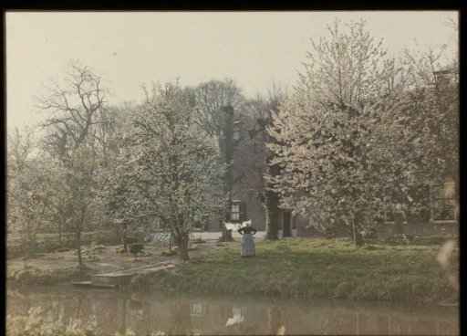 View of a Farmyard by the Water