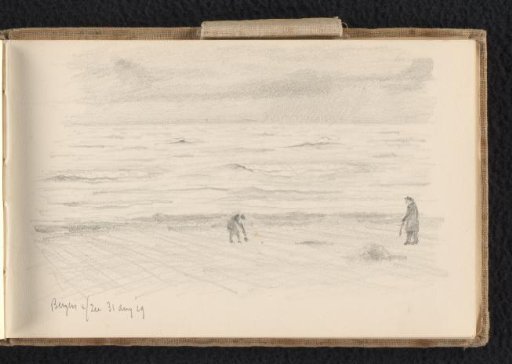 Two Figures in a Field at Bergen