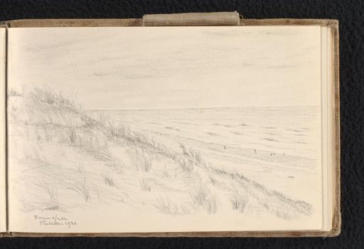 View of the Dunes and North Sea near Bergen