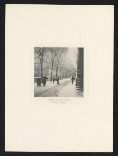 View of the Singel in Amsterdam