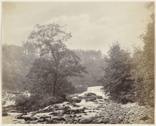 View of a Waterfall in the Greta in Cumberland