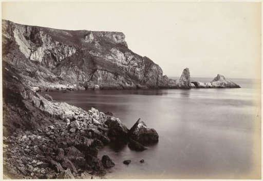 Rocky coast in Great Britain
