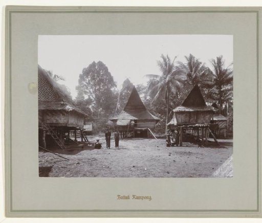 Battak village on Sumatra