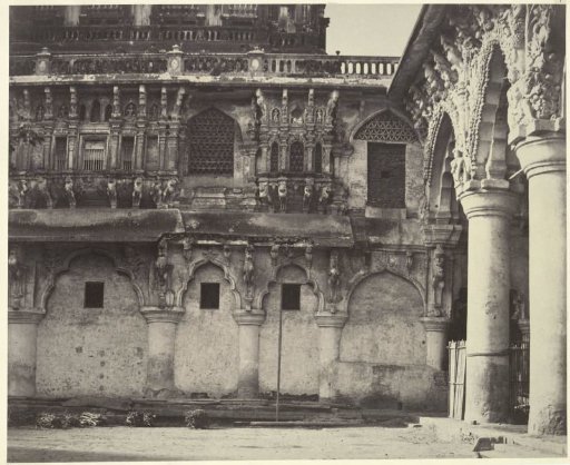 Courtyard of the royal palace at Thanjavur, Tamil Nadu, India