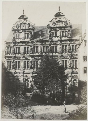 Façade of the palace of Frédéric Le Sage, Château d'Heidelberg