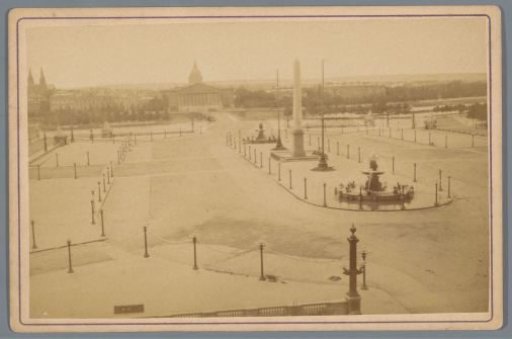 View of the Place de la Concorde in Paris