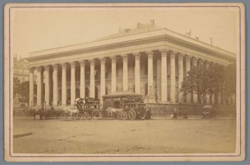 Exterior of the Bourse de Paris