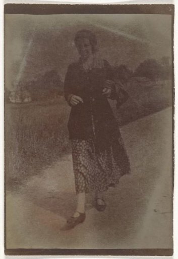 Portrait of Irene With, walking